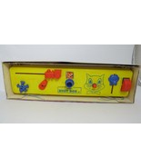 Vintage Kohner Busy Box Jr. #305 Crib Playpen Baby Toy Original Box - £11.88 GBP