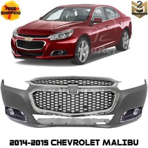 Front Bumper Cover &amp; Grille With Fog Lamps Kit For 2014-2015 Chevrolet M... - £793.52 GBP