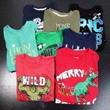 8pc Toddler Baby Boy&#39;s 3T Casual Pullover Graphic Print Tee T-Shirt Bundle Lot - $24.00