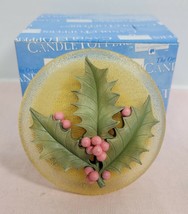 Our America Gift “Holly berry” Leaf Candle Jar Topper - $13.99