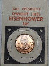 Dwight Eisenhower 1890-1969 Gemstone UNC Token-
show original title

Ori... - £6.89 GBP