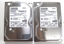 (LOT of 2) TOSHIBA 1TB Hard Drive 3.5&quot; SATA 6.0Gb/s 32MB 7200RPM DT01ACA100 - £26.37 GBP