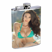 Country Pin Up Girls D11 Flask 8oz Stainless Steel Hip Drinking Whiskey - £11.64 GBP