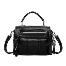 Vintage Small Backpack Women High Quality Leather Backpack Bag New Elegant Shoul - £47.37 GBP