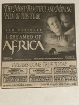 I Dream Of Africa Movie Print Ad Kim Basinger TPA9 - £4.66 GBP
