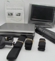 Dual Screen Venturer Portable DVD player PVS 1977 Accessories Travel Bag - $38.39