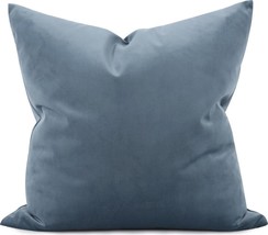 Throw Pillow Howard Elliott Bella 20x20 Teal Blue Down Insert Polyester Poly - £183.05 GBP