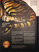 Vintage 1942 WWII Shell Tiger Tale Oil is Ammunition... Print Ad Adverti... - £5.58 GBP