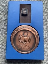 CCCP Times Table Medal In Honor Of Rovno Region Winner In Intern Exhibition - £12.58 GBP