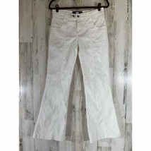 Rave R4R Womens Vintage Jeans Size 15 (30x30) Ivory Bootcut Mid Rise Rib... - £19.32 GBP