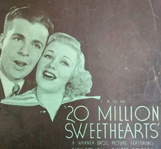 1934 I&#39;ll String Along Ginger Rogers Sheet Music 20 Million Sweethearts ... - $29.99