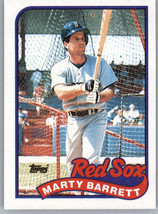 1989 Topps 155 Marty Barrett  Boston Red Sox - £0.77 GBP