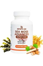 INFINITE AGE Sea Moss Advanced  High Potency Vegan Superfood Fast Free Shipping - £50.68 GBP