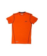 Men&#39;s Under Armour Heat Gear Size Small Fitted Athletic Shirt And Neon O... - $15.57 CAD