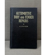 1941 Automotive Body and Fender Repairs by C.E. Packer – Leather Bound Book - $24.70