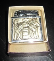 BROTHER-LITE Automatic Lighter Souvenir Mexico Mexican Band Lighter c/w Box - $34.99