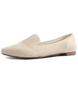 Feversole Women&#39;s Woven Fashion Breathable Knit Flat Shoes Pointed Loafe... - $19.30