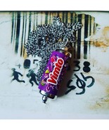 Cool VIMTO NECKLACE novelty SODA drink BERRIES miniature HANDMADE soda P... - $10.39 CAD