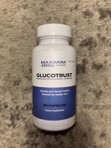 GLUCOTRUST Capsules, Glucotrust Blood Sugar Supplement Maximum Edge Formula - £27.86 GBP