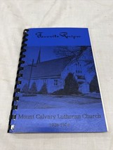 Vintage Church Cookbook spiral Mount Calvary Lutheran Church 1928-1978 - £31.37 GBP