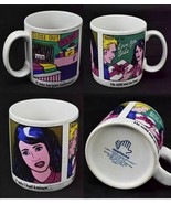 Vintage 80s Applause Watch Out For Love For Sale Pop Art Mug - $44.61 CAD