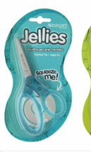 Westcott Jellies Scissors Squishy Geo Grip Handles Kids Blue - B85 New I... - $10.04