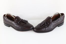 Vtg Allen Edmonds Mens 9 D Manchester Leather Tassel Loafers Shoes Oxblo... - $1,094.83 MXN