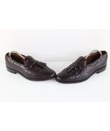 Vtg Allen Edmonds Mens 9 D Manchester Leather Tassel Loafers Shoes Oxblo... - $1,094.83 MXN