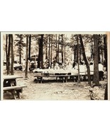 Vintage RPPC Kodak Postcard Allen State Park Pennsylvania Family Picnic ... - £11.96 GBP