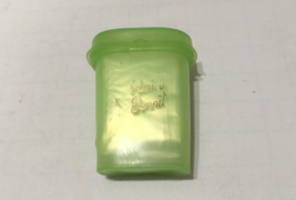 Vintage rain bonnet in small green plastic case - $19.75