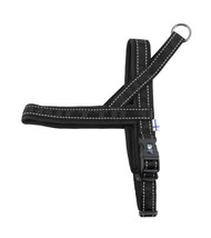 Hurtta Dog Harness Casual Padded Adjustable 3M Reflectors Black Raven 22 Inch - £19.18 GBP+