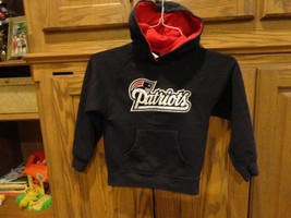 Blue Sewn New England Patriots NFL Football Hooded Hoodie Sweatshirt You... - £20.22 GBP