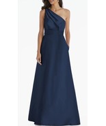 Alfred Sung One-Shoulder A-Line Gown in Midnight Nordstrom, Size 22. NWT... - £94.83 GBP