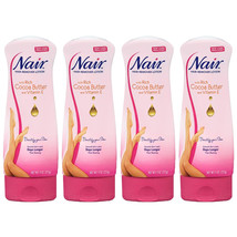 Pack of 4 New Nair Hair Remover Lotion, Cocoa Butter, 9 oz (packaging may vary) - £31.79 GBP