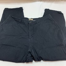 Lee Black Pants Size 16W Cotton/Lycra/Spandex - £9.73 GBP