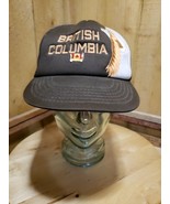 Vintage Britsh Columbia Embroidered Eagle Brown Snapback Trucker Hat w/P... - $190.49 MXN