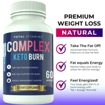 Complex Keto Burn Pills Diet Complete Keto VIP Exogenous Ketones Weight Loss - £18.86 GBP