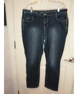 Myth Of Jade Women&#39;s Blue Bootcut Medium Wash Stretch Jeans Size 14 w 36... - $21.45 CAD