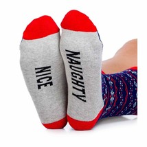 Women&#39;s Naughty or Nice Socks new nwt holiday tipsy Elves  - £7.22 GBP