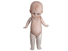 c1920 German Jointed Bisque Googly eye doll - $84.15