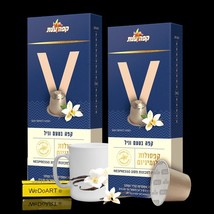 ELITE V  Vanilla flavored espresso capsules  20 capsules for Nespresso m... - $784.48 MXN