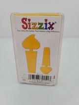 Sizzix Original Medium Yellow Little Die Cutter Candles 38 0151 - £16.48 GBP