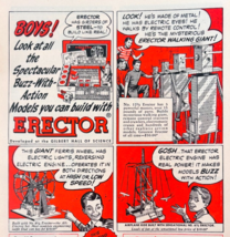 1948 Erector Set Toys Advertisement Vintage Superman Ferris Wheel Buildi... - $34.99