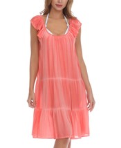 MSRP $48 Raviya Womens Tiered Dress Cover-Up Swimsuit Orange Size Medium - $15.68