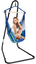 Sorbus Adjustable Hanging Hammock Chair Swing &amp; Stand, 1 Person, 330 Pound Capa - £138.28 GBP