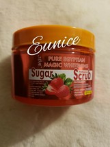 Pure Egyptian magic Whitening Sugar Scrub with collagen &amp; strawberry. 500g - £24.68 GBP