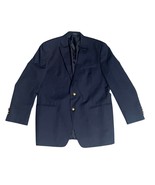 Ralph Lauren Suit Coat Men Navy Blue Large Gold Buttons Career Business ... - $66.18 CAD