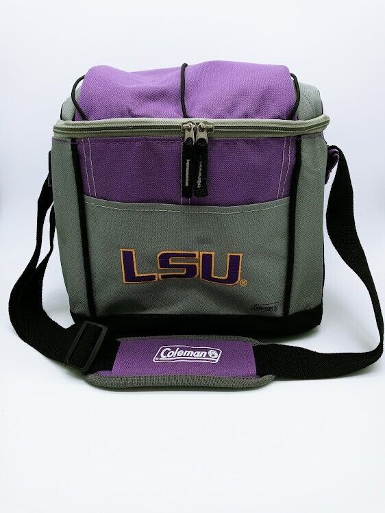 LSU Tigers Coleman Tailgating Cooler Bag NCAA Canvas - $29.95