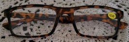 Tortoise Plastic Framed Reading Glasses ~ +2.00 Strength ~ 52~18~140mm ~... - $28.10 CAD