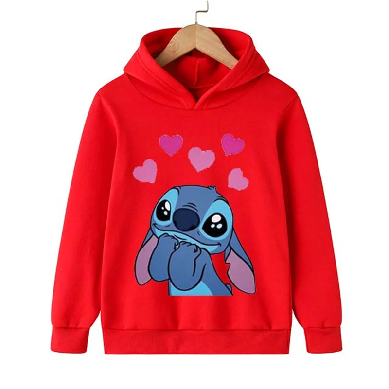 Boys Girls Stitch Hoodies Long Sleeves  Sweatshirt Baby Children Clothin... - $84.69